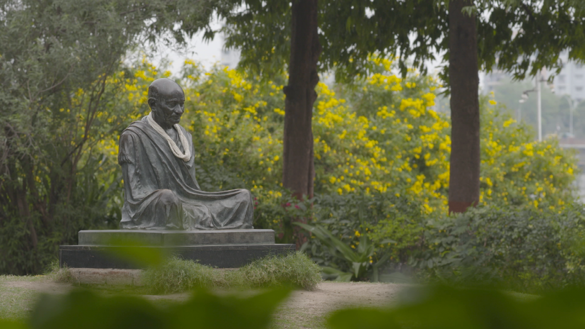 4 Gandhi Denkmal Ahmedabad Indien